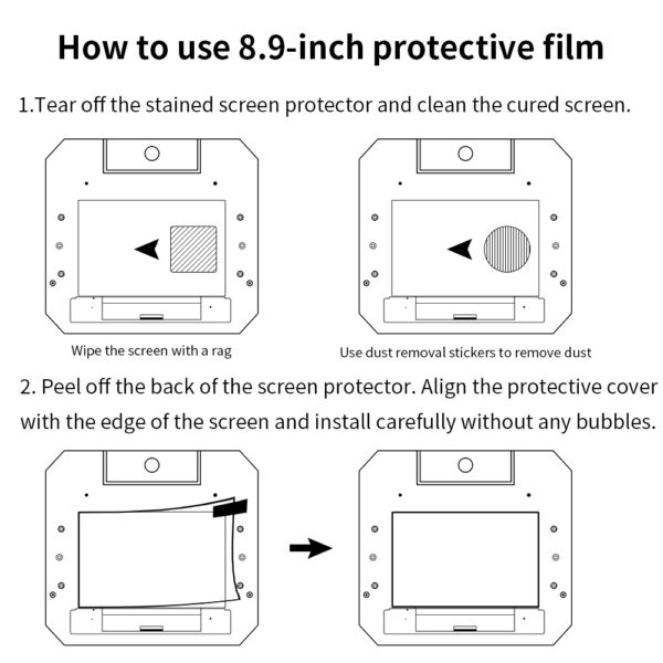 8.9 Inch LCD Screen for Acubic Photon Mono X 8.9 inch, 4K 3840x2400 Resolution, Print Screen Replacement PJ089Y2V5 Fit Tm089cfsp01 Accessories - 图片 6
